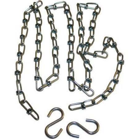 COMBUSTION RESEARCH Hanging Chain Kit For U Configuration 4.0in Infrared Heaters, 15'L 1800.CS.U.15.4